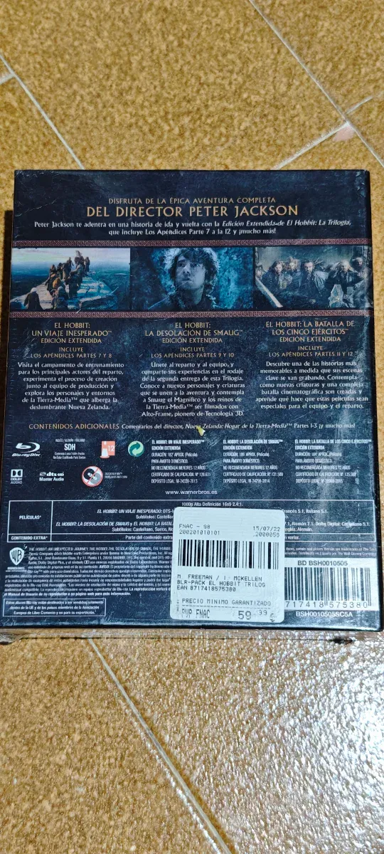 Il Signore degli Anelli Trilogia Blu-ray Edizione Estesa