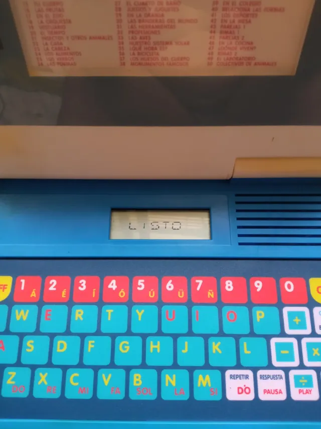 Computer educativo per bambini vintage