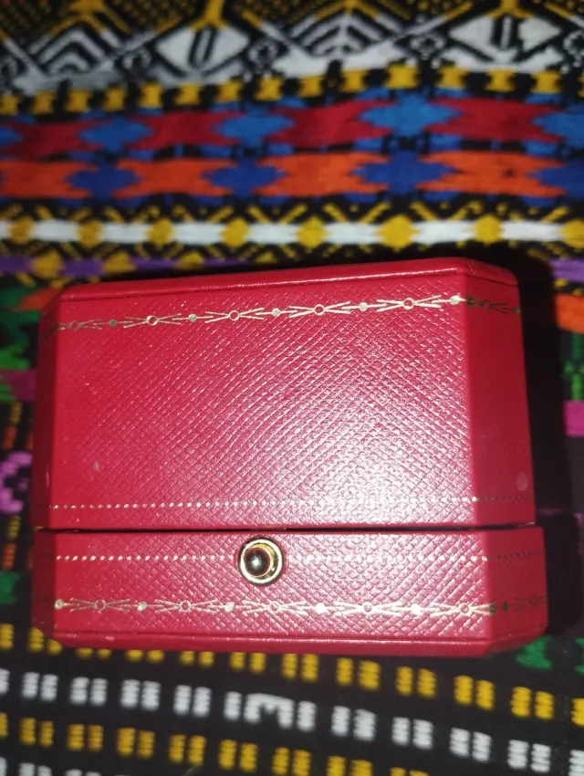 Caja de Anillos Cartier Roja
