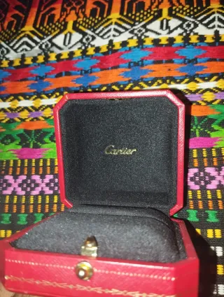 Caja de Anillos Cartier Roja