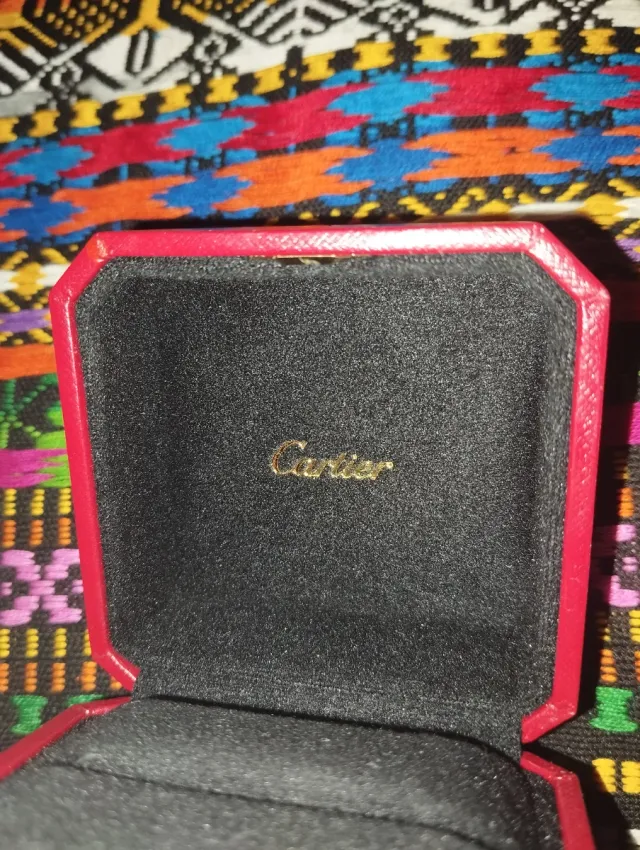 Caja de Anillos Cartier Roja