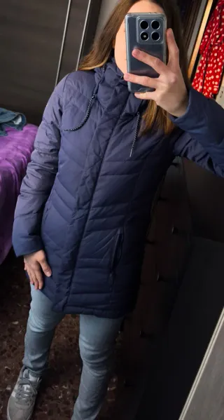 Parka Columbia Azul Mujer