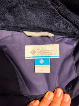 Parka Columbia Azul Mujer