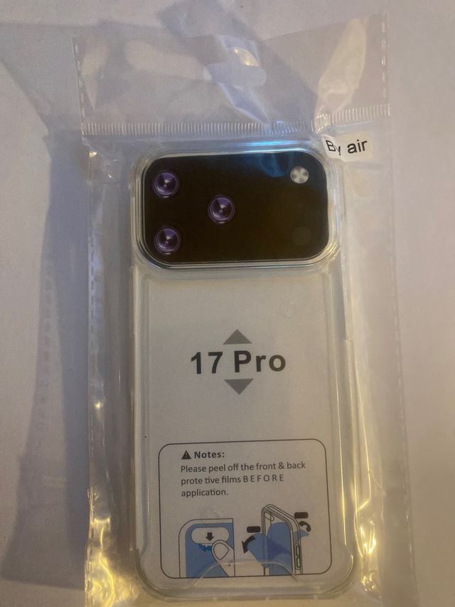 Funda Transparente IPhone 17 Pro.