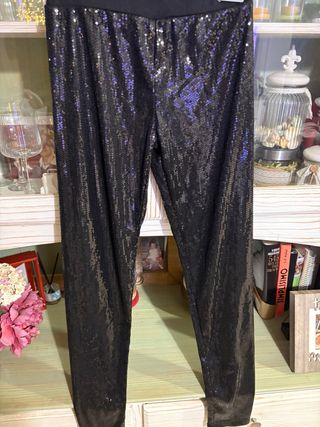 Mallas Oysho negras lentejuelas