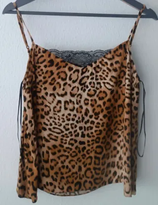 Top Zara Animal Print