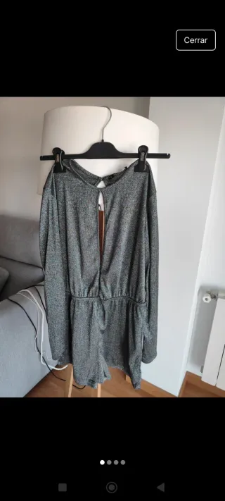 Mono brillante plateado