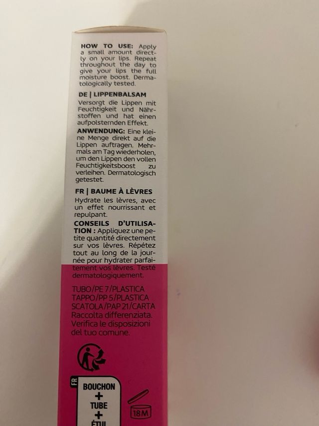 Balsamo labbra One.Two.Free! Nude