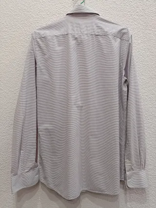 Camisa EL GANSO Rayas Finas Blanca