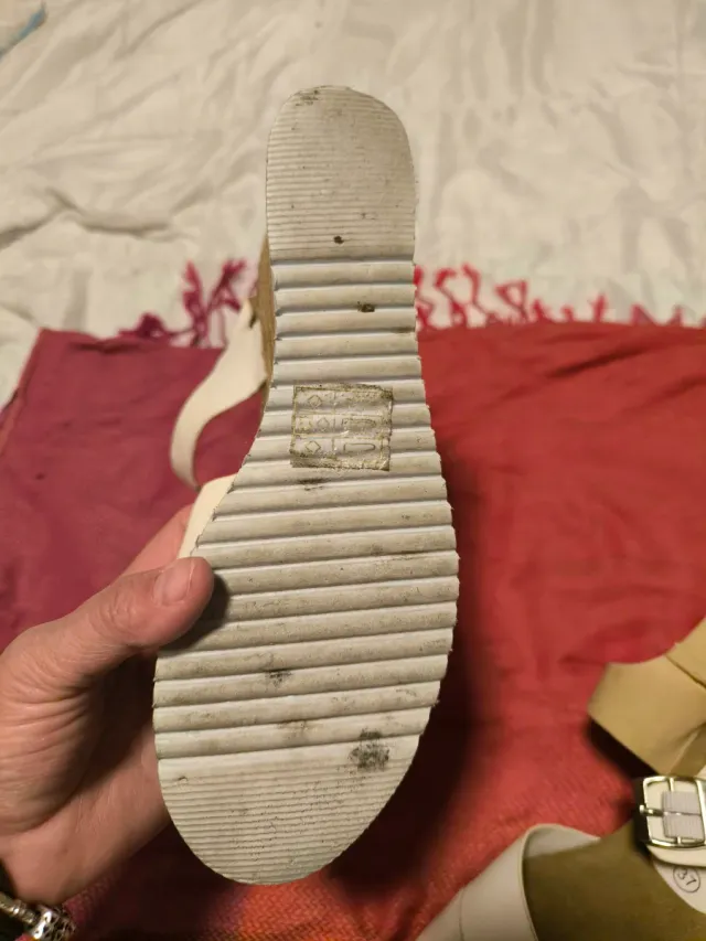 Sandalias Marypaz Blancas Talla 37