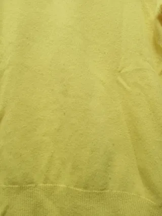 Jersey Benetton Lana Virgen Talla XS Amarillo