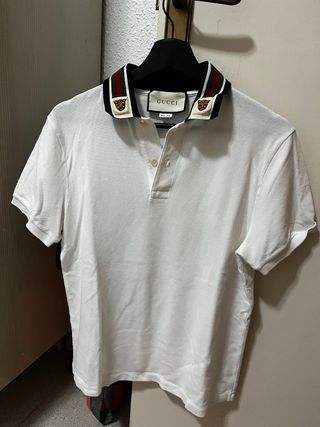 Polo Gucci Blanco con Detalles