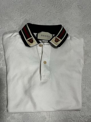 Polo Gucci Blanco con Detalles
