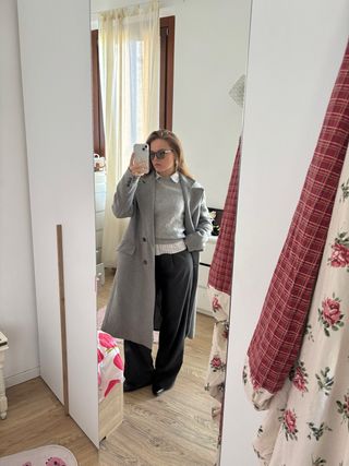 Cappotto misto lana Zara grigio