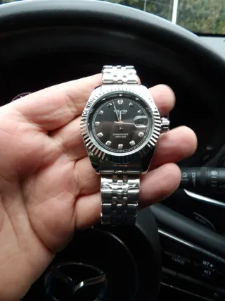 Orologio Uomo Automatico 40 mm – Silver/Black | Ac