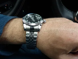 Orologio Uomo Automatico 40 mm – Silver/Black | Ac