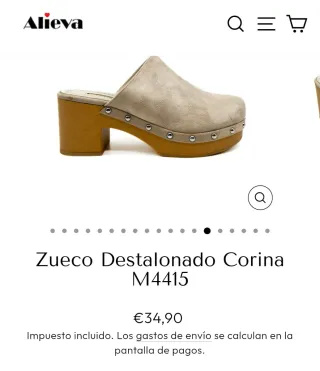 Zuecos marca CORINA & BUONAROTTI