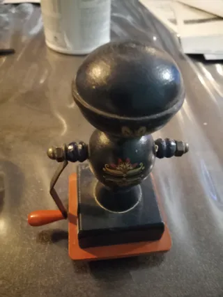 Macinino caffè vintage in legno