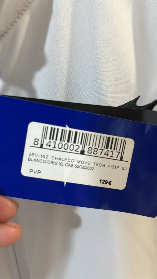 Cortavientos Mizuno Golf Talla XL