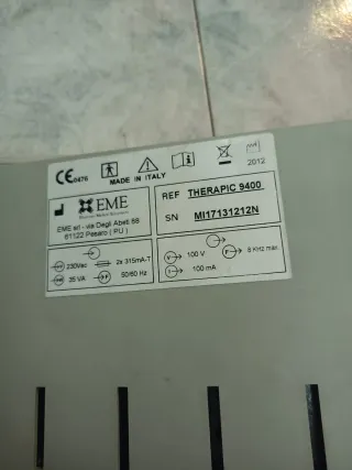 Fisioterapia Therapic 9400 Medical da  riparare