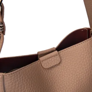 Bolso hombro bandolera Ecopiel Negro