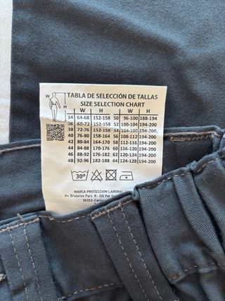 2 Pantalones Trabajo MARCA Pro Series Azul Talla S