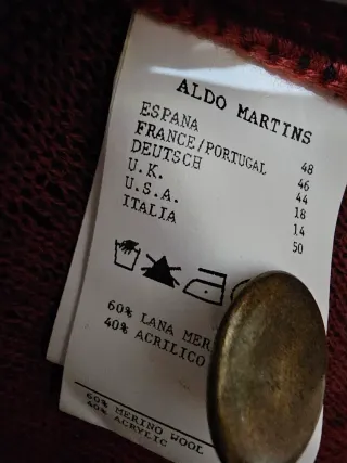 Chaqueta Aldo Martins Merino Talla 46