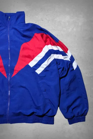 Vintage Y2K Windbreaker Marine Jacket 80s/90s blue
