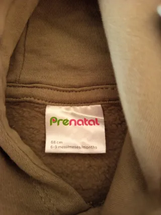 Felpa bimbo WINNER verde e grigia 6-9 mesi ( 68 cm