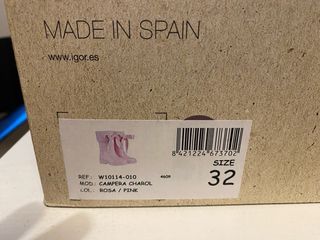 Botas de agua para niña color rosa