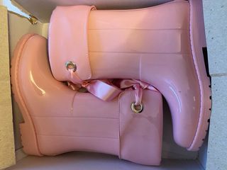 Botas de agua para niña color rosa