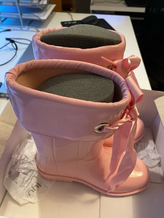 Botas de agua para niña color rosa