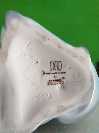 Figura Lladró Porcelana Mujer Sombrero