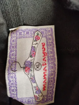 Falda larga negra talla XL