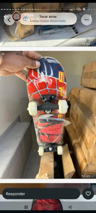 Monopatín Spiderman