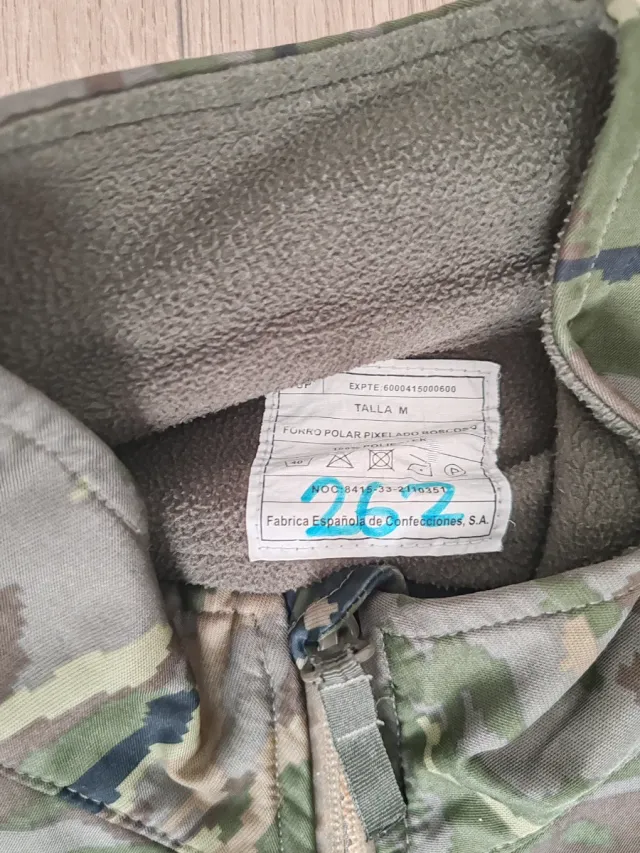 Forro polar camuflaje Talla M