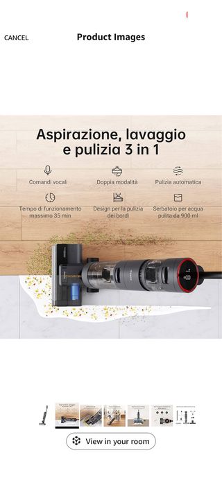 Dreame H12 lava pavimenti e aspirapolvere