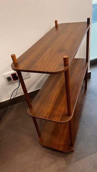 Estantería de madera de 3 baldas