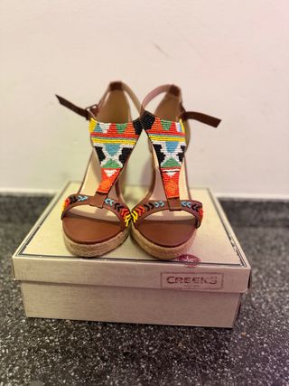Sandalias cuña Creeks Talla 40