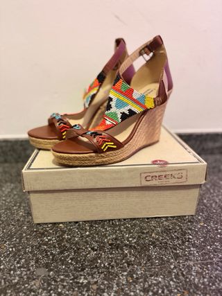 Sandalias cuña Creeks Talla 40