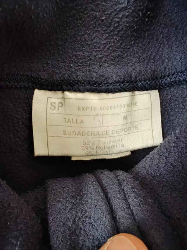 Sudadera Militar Deportiva Azul y Gris