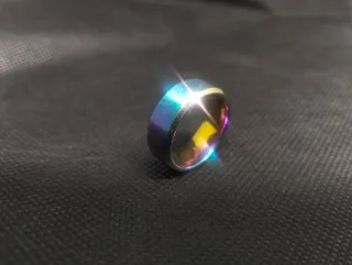 Anillo Acero Titanio Multicolor