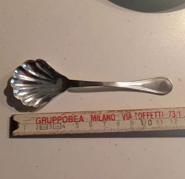 Formaggiera e cucchiaino silver plated