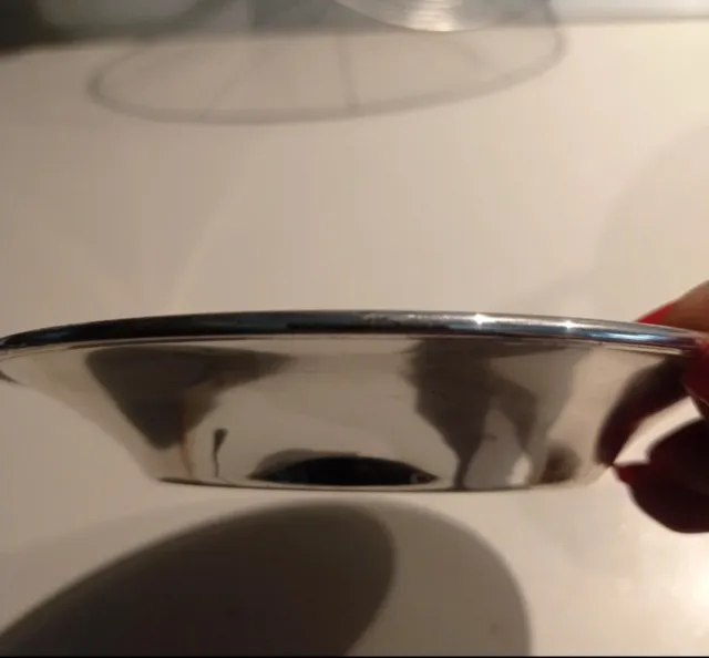 Formaggiera e cucchiaino silver plated