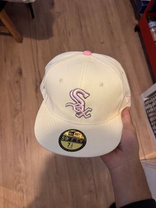 Gorra New Era Chicago White Sox Beige/Rosa