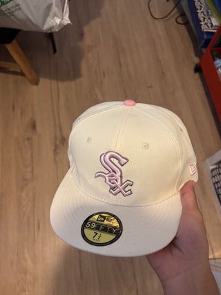 Gorra New Era Chicago White Sox Beige/Rosa