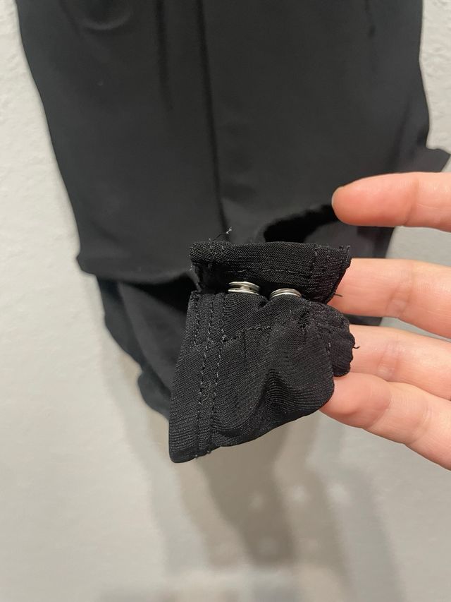 Body negro con encaje