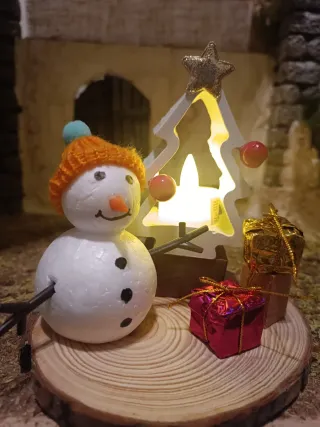 Muñeco de Nieve Navideño