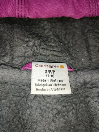 Giubbotto Carhartt Bambino 7/8 Anni Viola
