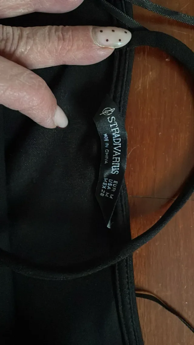 Tuta Stradivarius nera